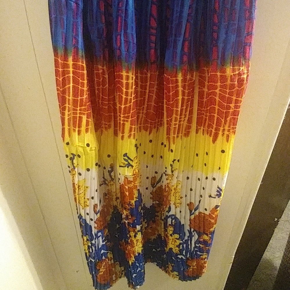Bright Multi Color Beach Dress - Picture 4 of 4